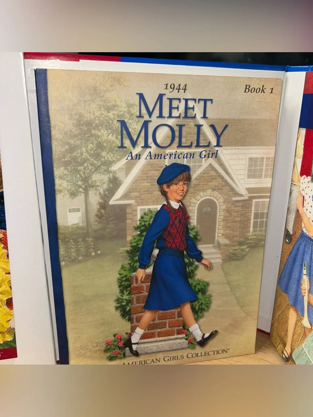 AMERICAN GIRL Molly and Emily Books and Magnetic Mini World Activity Set 2006